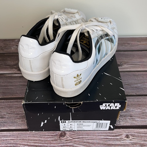 adidas Shoes | Adidas Star Wars Superstar Stormtrooper Junior | Poshmark